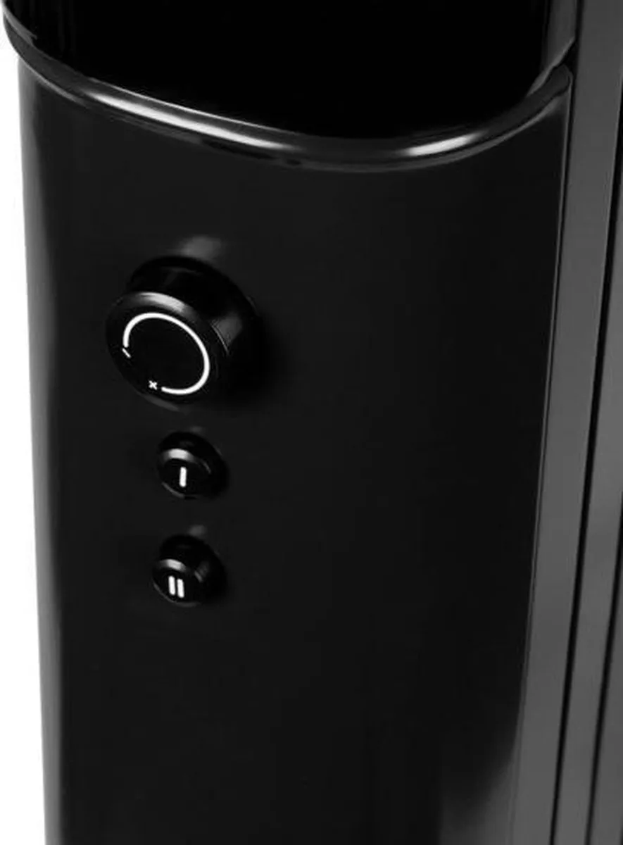 Eurom RAD 2000 Black Olievrije Radiator 2000W - 2 standen - Zwart
