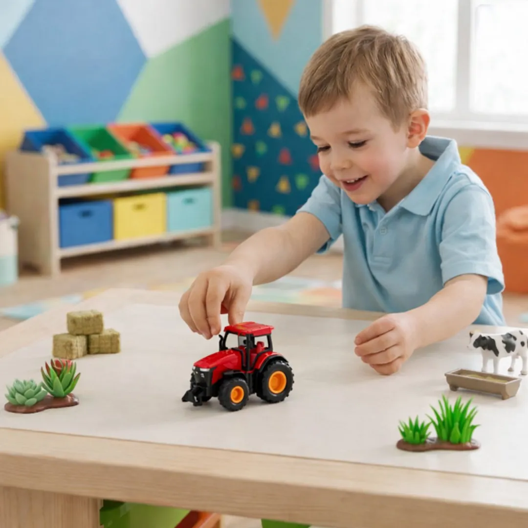 Eddy Toys Tractor - Speelgoedvoertuig - 1 Willekeurige Kleur