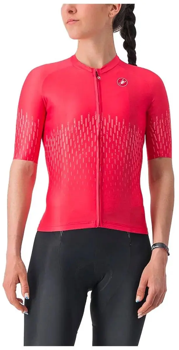 Castelli Aero Pro W Jersey Fietsshirt - Hibiscus - L - afbeelding 6 van 6