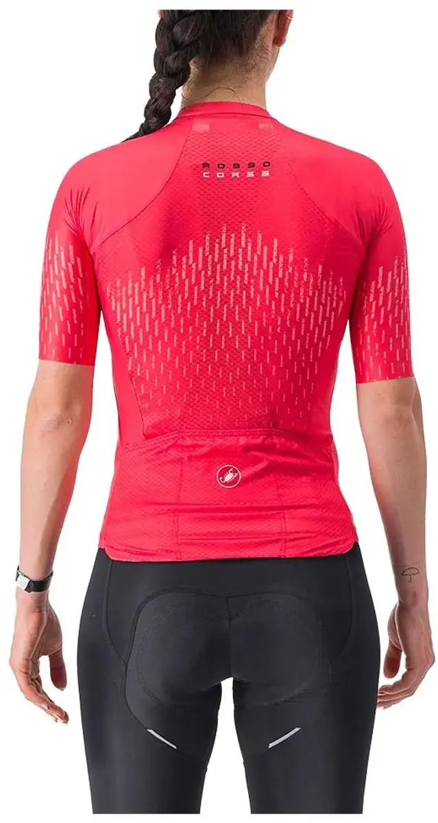 Castelli Aero Pro W Jersey Fietsshirt - Hibiscus - L - afbeelding 3 van 6