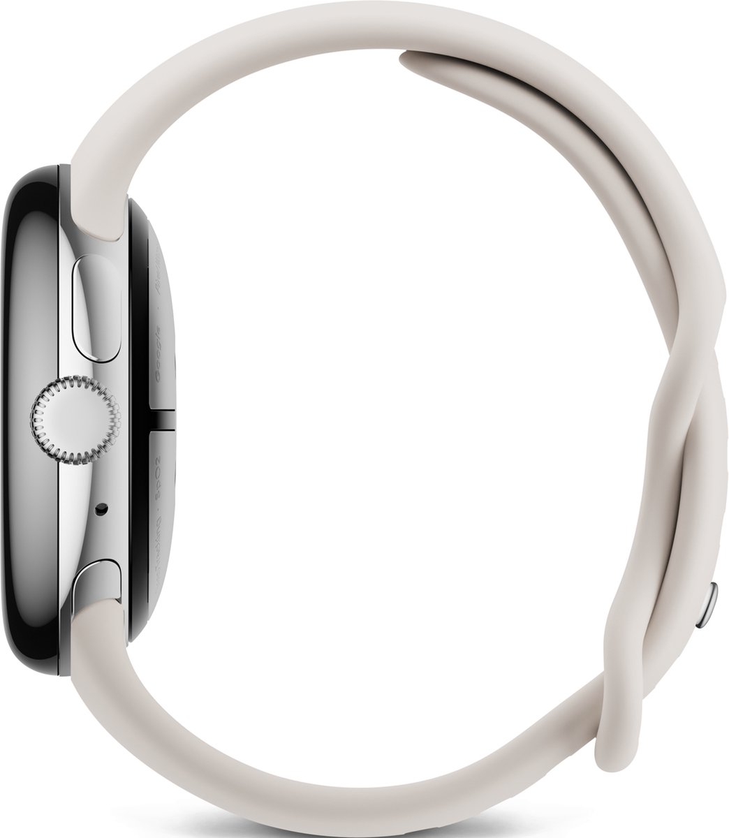 Google Pixel Watch 3 - Smartwatch - 41mm - Zilver/Porselein