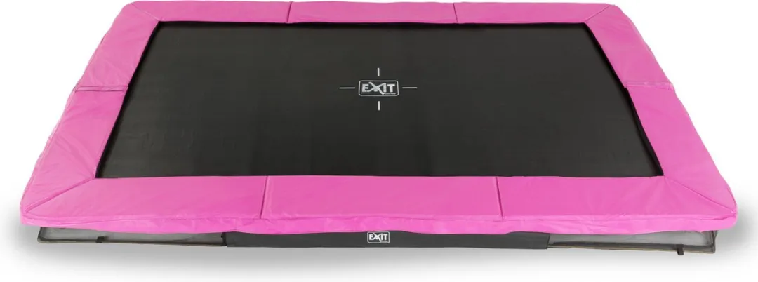 EXIT Silhouette Inground Trampoline 244x366cm - Roze
