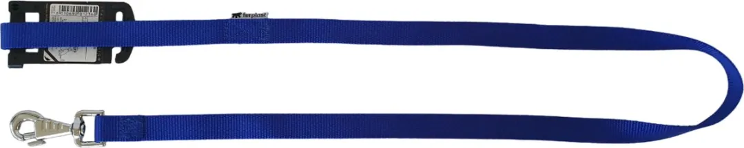 Ferplast - brede hondenriem - Club G Lijn Blauw - Afmeting - 120cm lang - 20mm breed - nylon