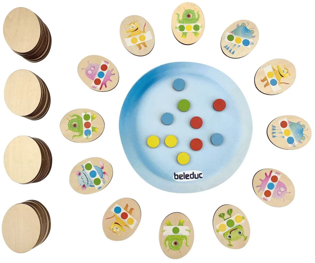 Beleduc Monster Confetti Spel 79-delig - 2-4 Spelers