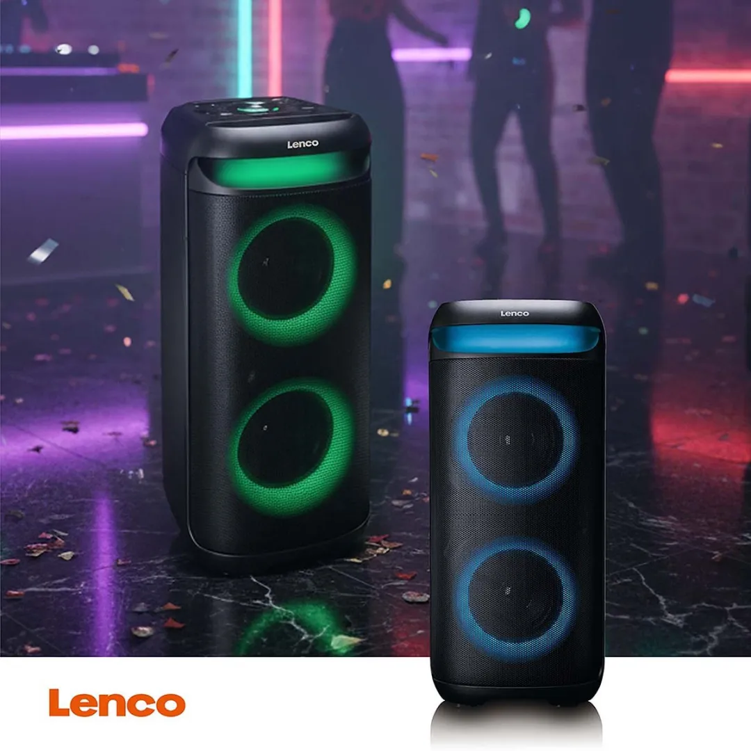 Lenco PA-210BK Bluetooth Speaker - 100W - Zwart
