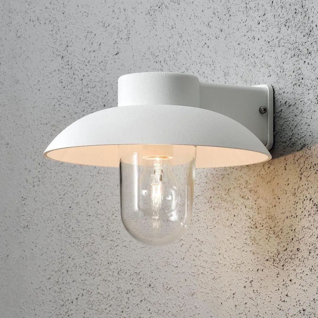 Konstsmide Mani Wandlamp Buiten - E27 - IP44 - Wit