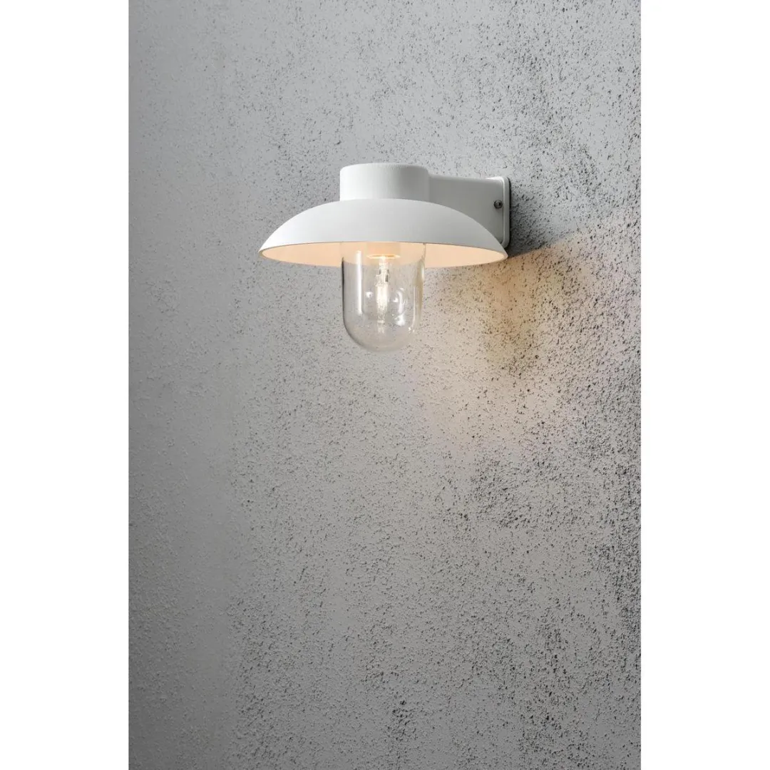Konstsmide Mani Wandlamp Buiten - E27 - IP44 - Wit