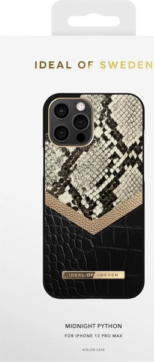 iDeal of Sweden iPhone 12 Pro Max Hoesje Midnight Python - afbeelding 6 van 6