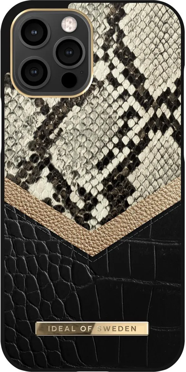 iDeal of Sweden iPhone 12 Pro Max Hoesje Midnight Python