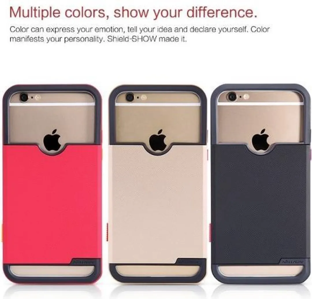 Nillkin Shield+ Show Photographic Hoesje iPhone 6 - Zwart NK-SSP-AI647-BL - afbeelding 6 van 6