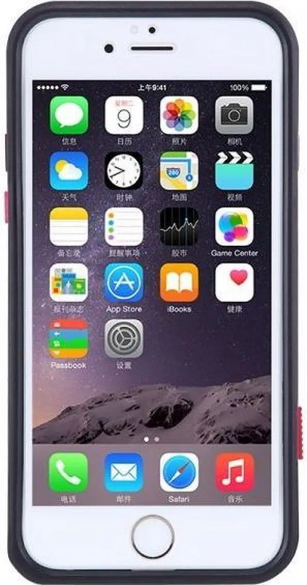 Nillkin Shield+ Show Photographic Hoesje iPhone 6 - Zwart NK-SSP-AI647-BL - afbeelding 2 van 6