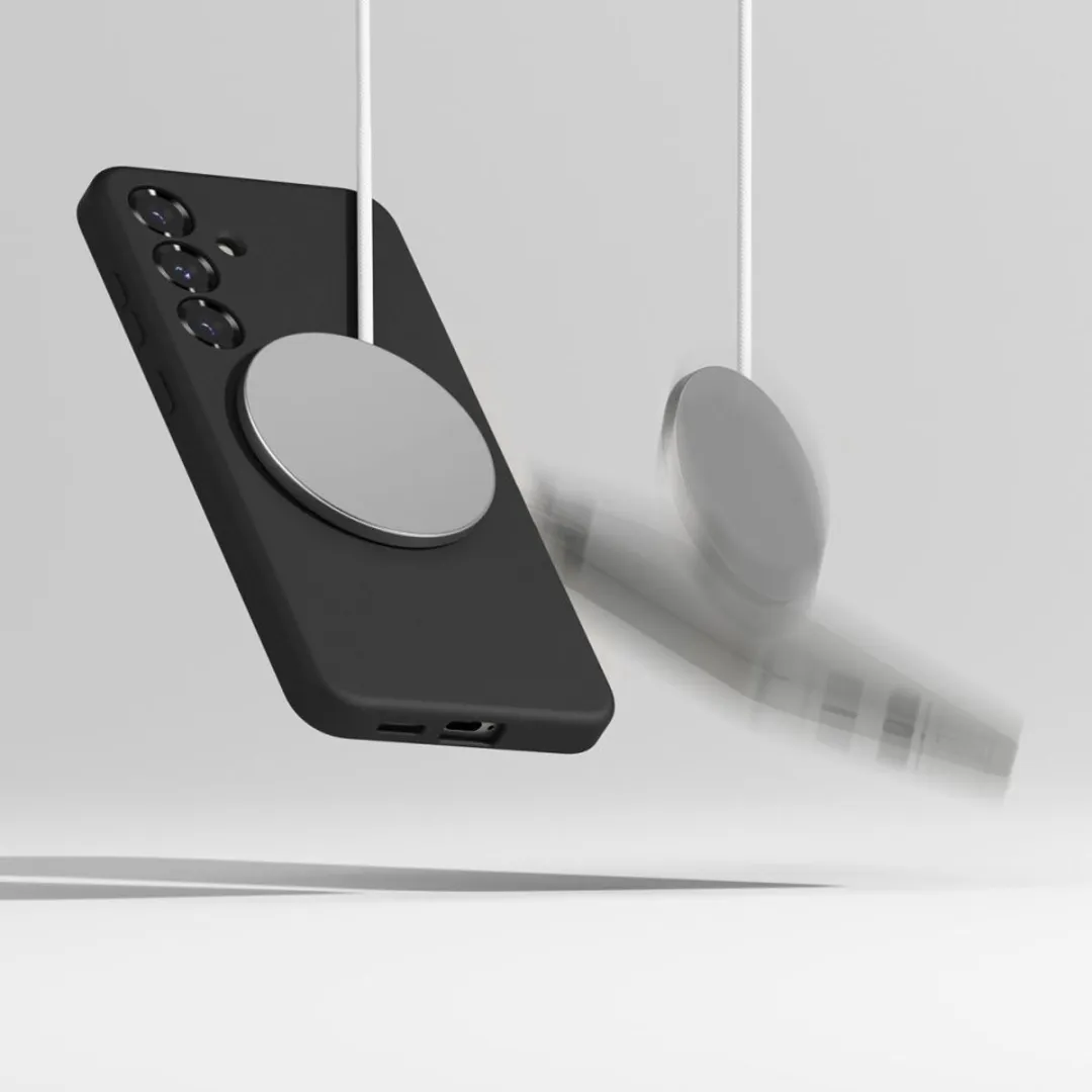 Ringke Silicone Magnetische Hoes Voor Galaxy S25+ Plus Scherm- En Telefoonbescherming