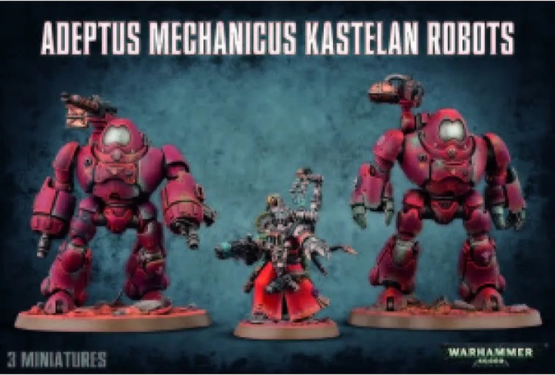 Games Workshop Adeptus Mechanicus Kastelan Robots - 3 Onderelen