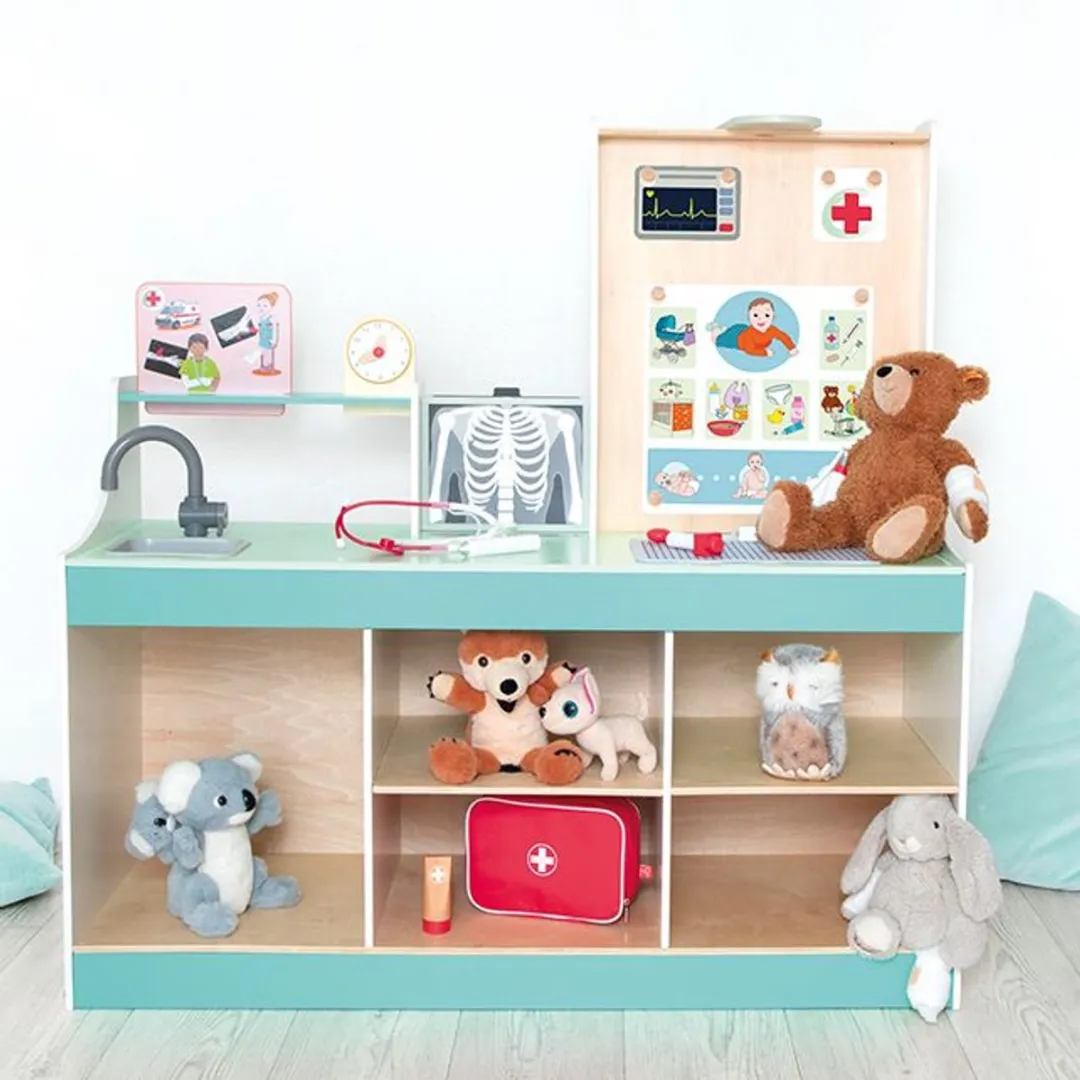 Beleduc Doktersspel 3-in-1 Multicolor