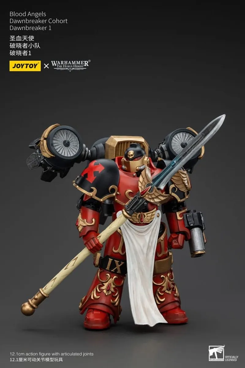 Joy Toy Warhammer 1/18 Blood Angels Dawnbreaker Cohort Action Figuur JT00478 - Multi