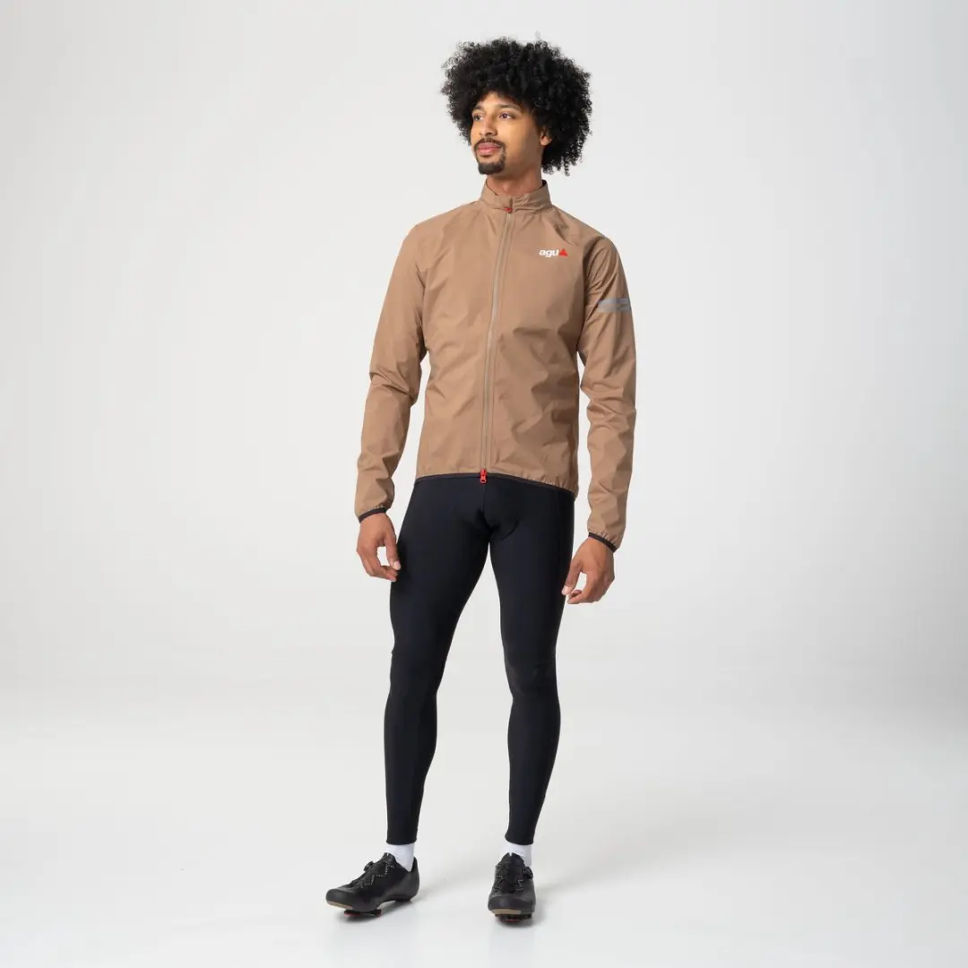 AGU Essential Regenjack Heren - Fietsregenjas - Bruin - afbeelding 3 van 6