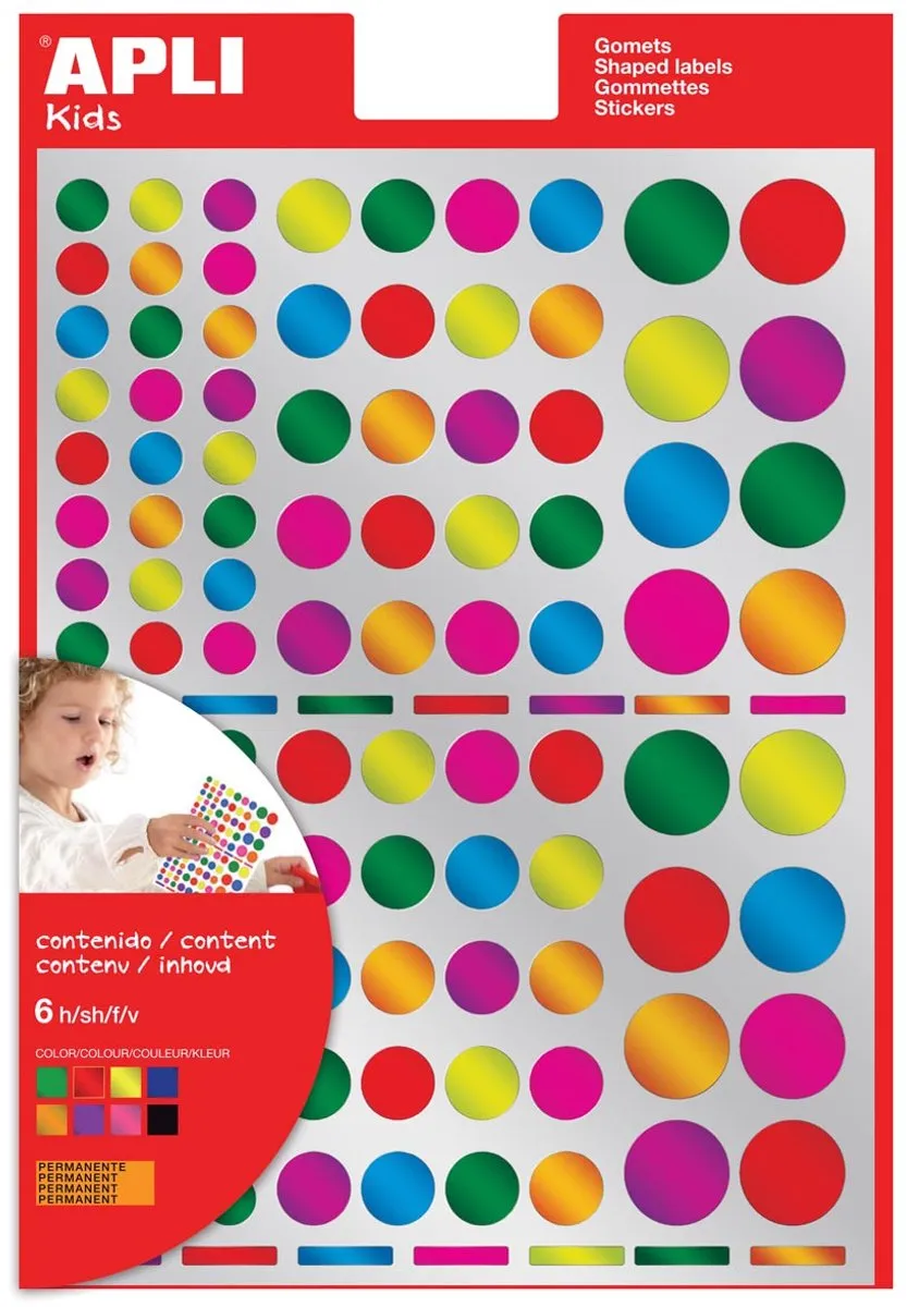 Apli Kids Stickers Cirkel