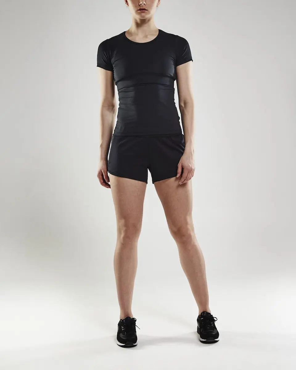Craft Eaze Jersey Trainingsshort Dames - Zwart - afbeelding 2 van 2