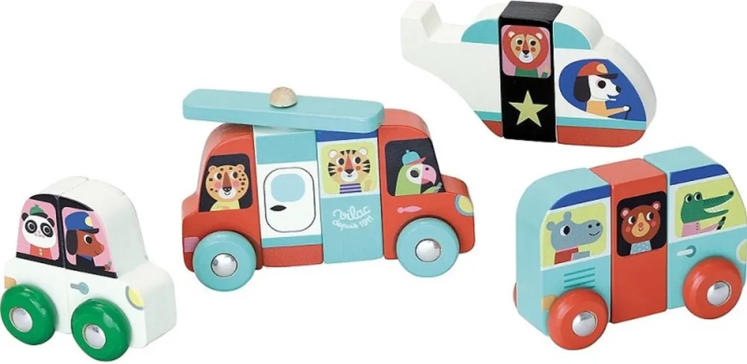 Vilac Magneetset Auto's VI7603 - Multicolor - afbeelding 6 van 6