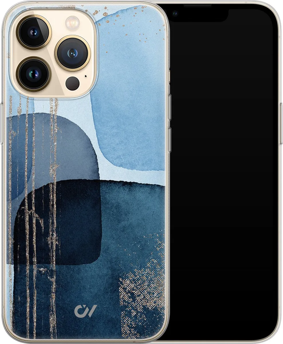 Casevibes iPhone 13 Pro Hoesje Blauw - A/13P/UV/028