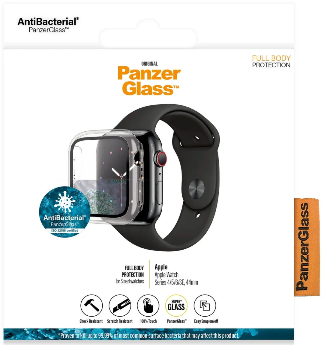 PanzerGlass Apple Watch Full Body Protector 44mm - Transparant