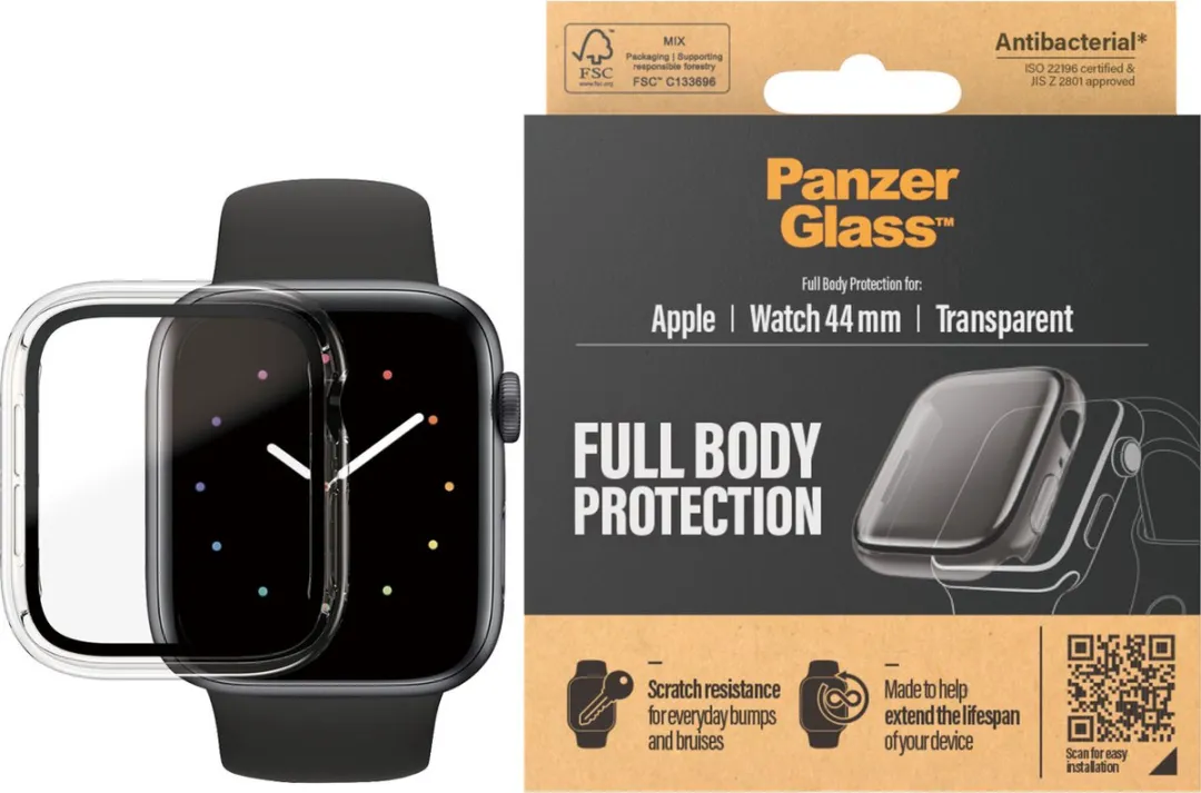 PanzerGlass Apple Watch Full Body Protector 44mm - Transparant