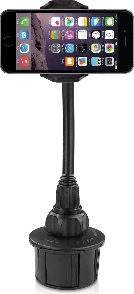 Macally MCUP2XL Autohouder - 20cm Flexibele Hals - Zwart - afbeelding 6 van 6