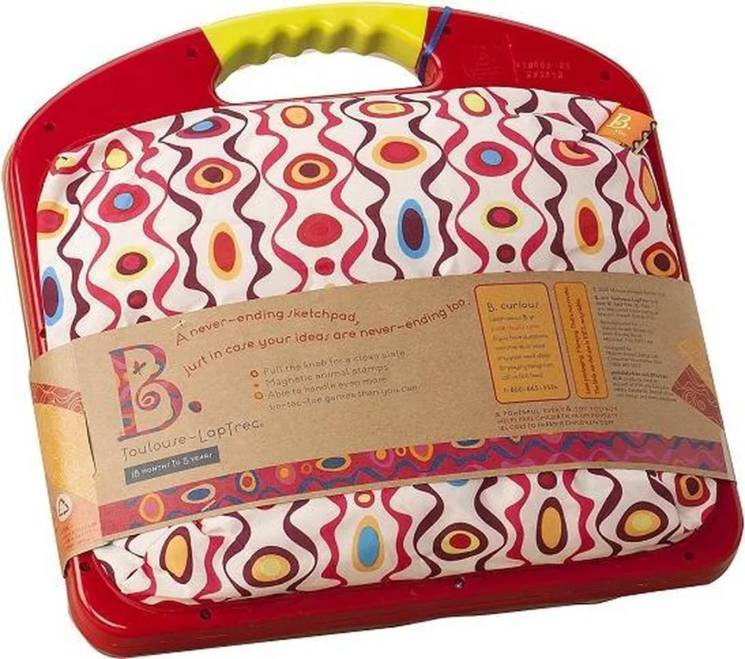 B.Toys Magnetisch Schetsblok Dierenstempels SG71294 - Rood