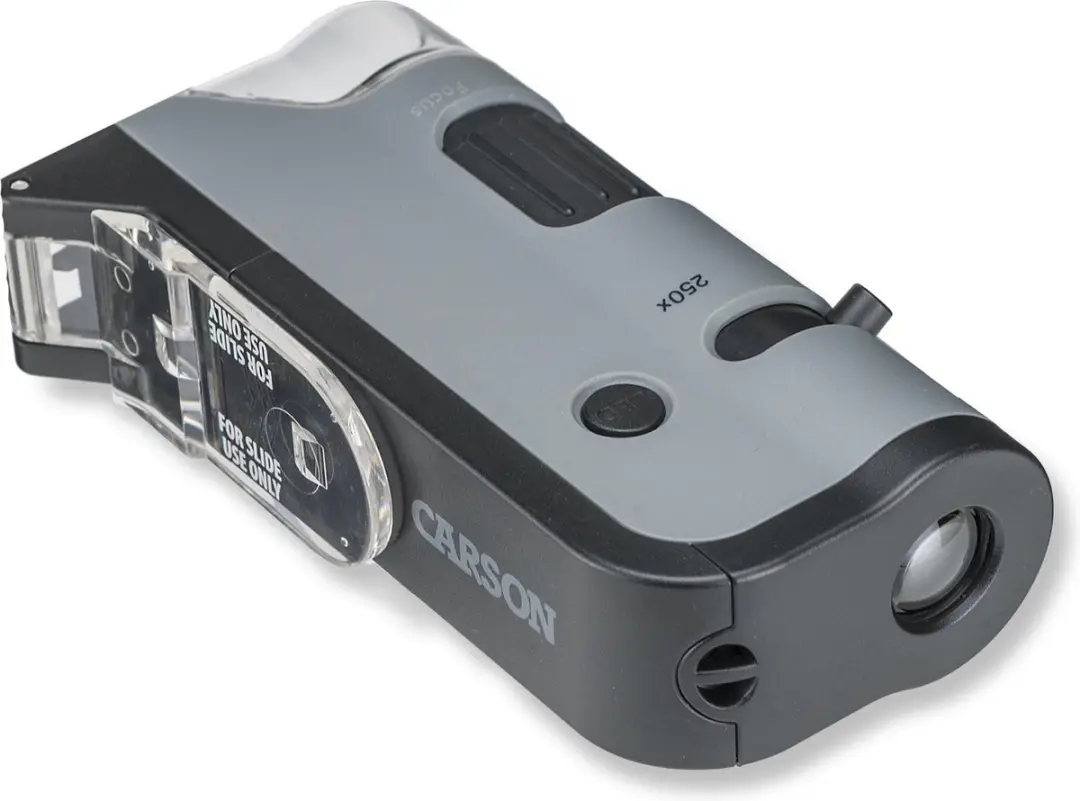 Carson MicroFlip MP-250 Zakmicroscoop - Zwart/Grijs - afbeelding 4 van 6