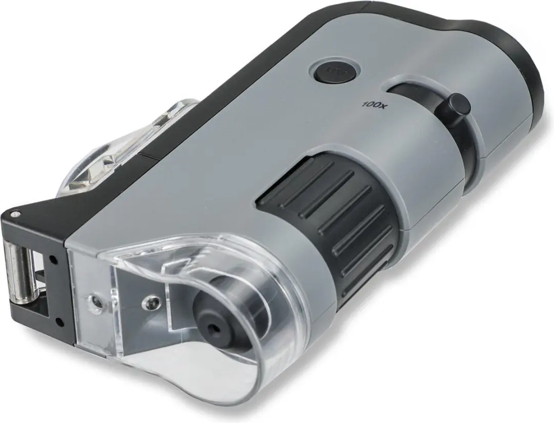 Carson MicroFlip MP-250 Zakmicroscoop - Zwart/Grijs - afbeelding 3 van 6