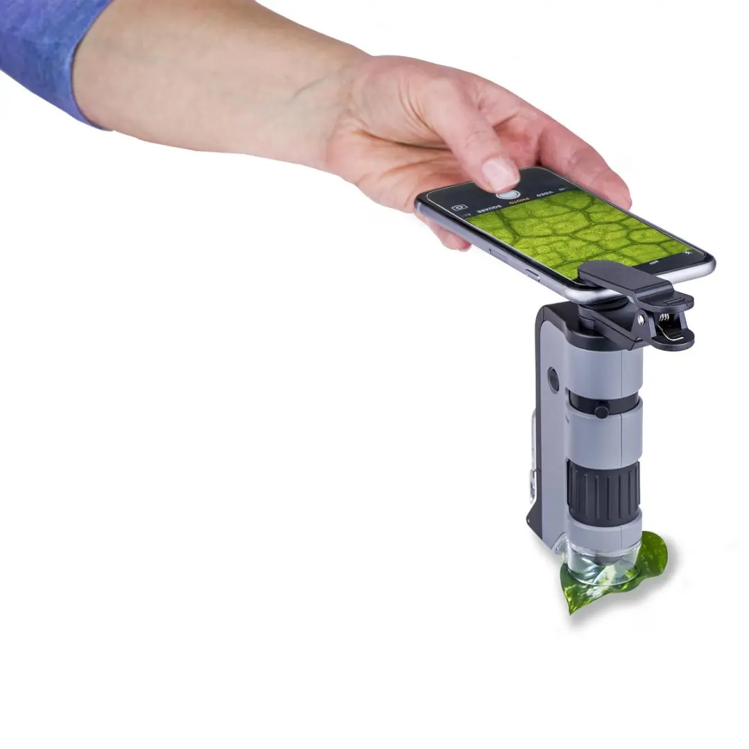 Carson MicroFlip MP-250 Zakmicroscoop - Zwart/Grijs - afbeelding 5 van 6