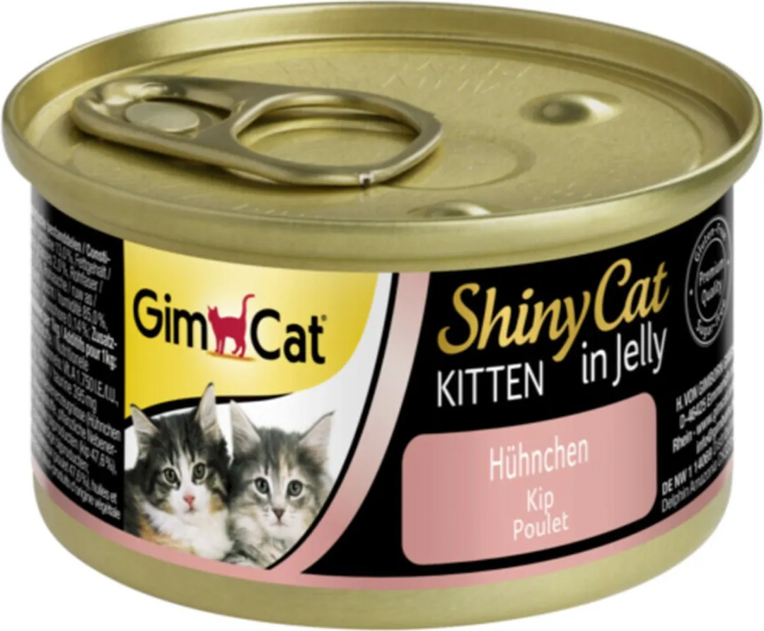 Shinycat Kitten Kip Kattenvoer - 70 gr - 24 stuks