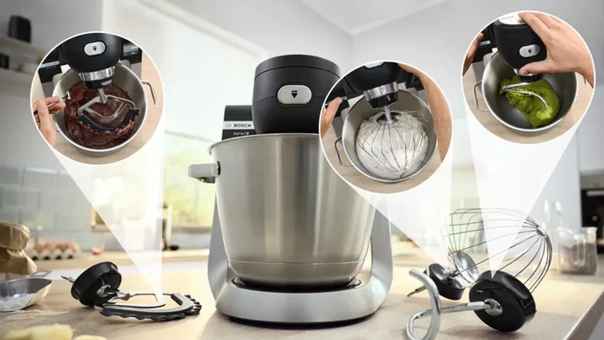 Bosch MUMS6ZS34 Keukenmachine 1600W - Zwart/RVS