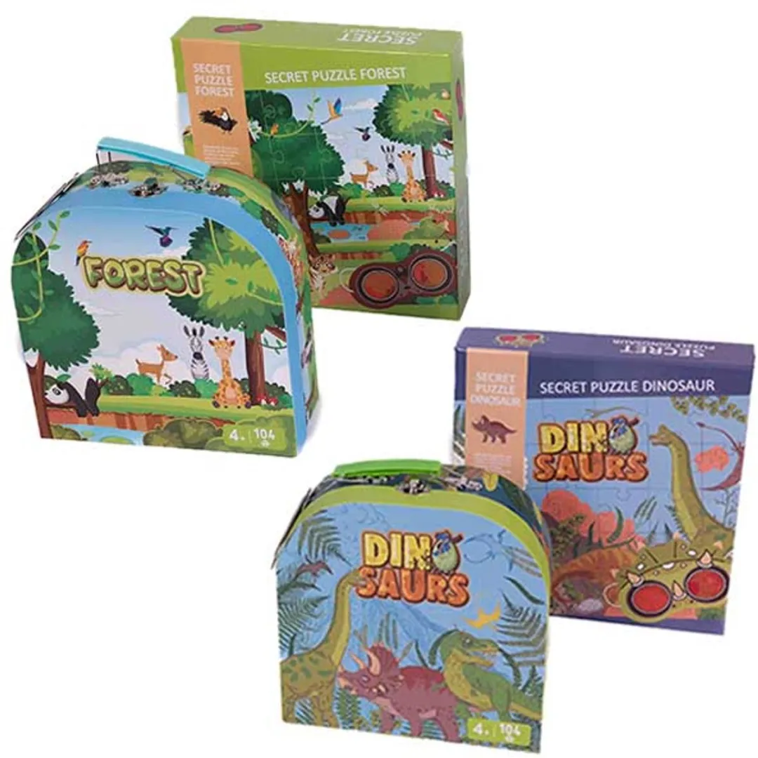 PIA Soft Toys Geheime Puzzel Bos Design - 35 Stuks