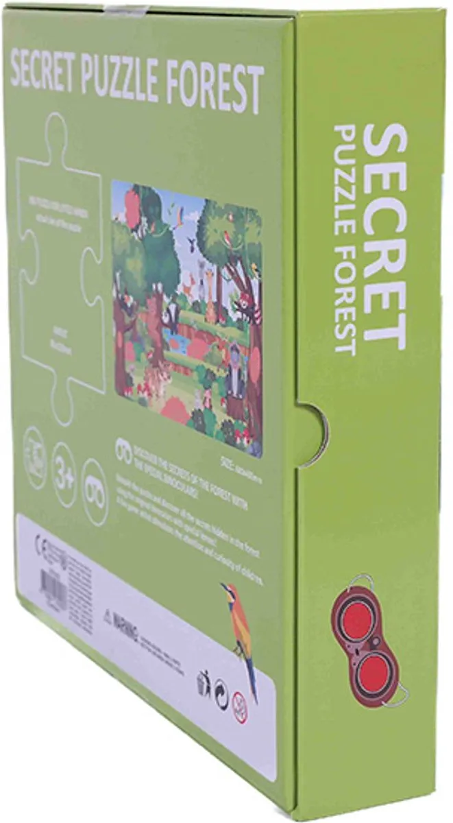 PIA Soft Toys Geheime Puzzel Bos Design - 35 Stuks