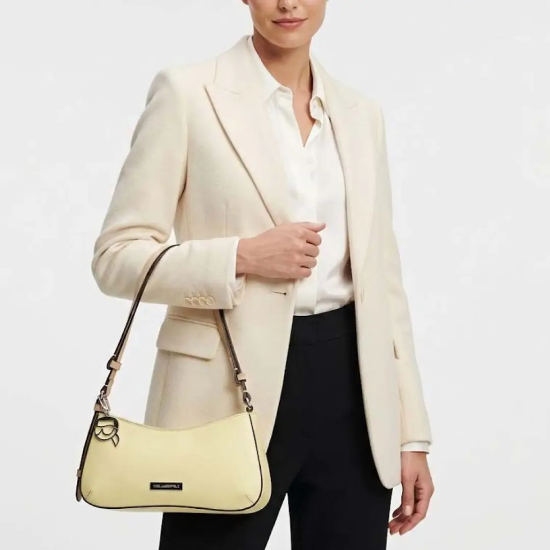 KARL LAGERFELD SMOOTH OUTLINE MINI C Geel N/A EU