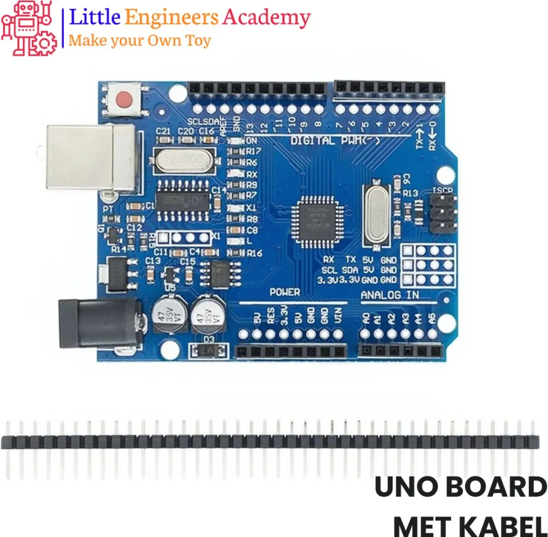 LEA - Arduino Uno R3 Development Board Atmega 328P met A16U2 Geschikt Arduino IDE Projecten rohs Complaint