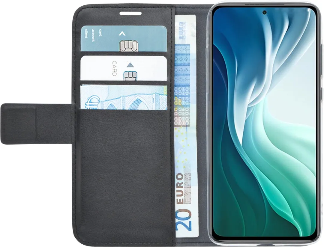 Azuri Xiaomi Mi 11i Walletcase - 3 Pasjes - Zwart