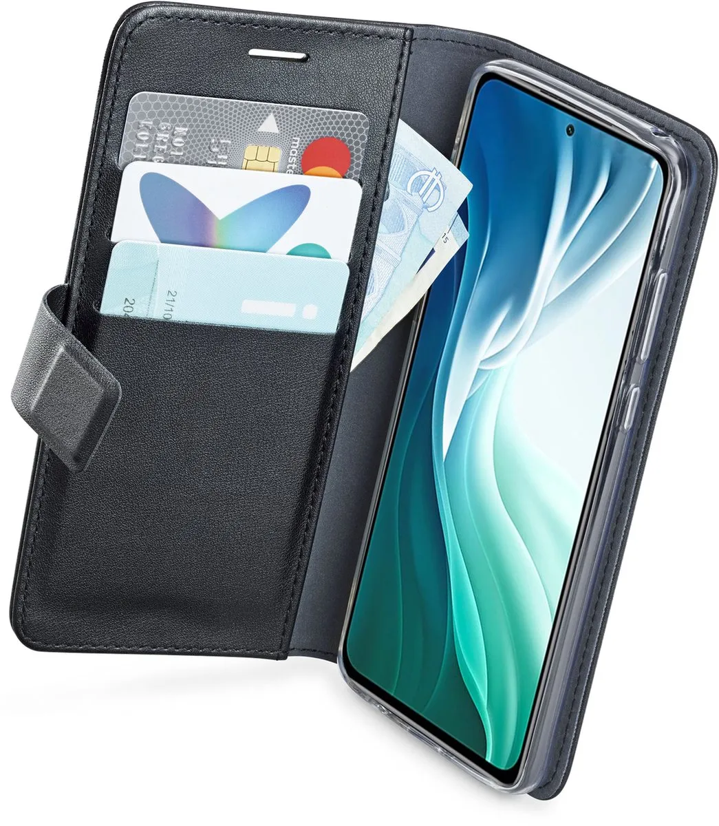 Azuri Xiaomi Mi 11i Walletcase - 3 Pasjes - Zwart