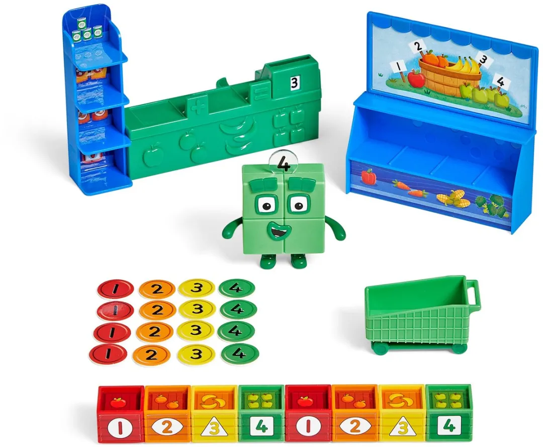 Learning Resources Numberblocks Add It Up Mini Market - Educatief Speelgoed 3+ - Multicolor