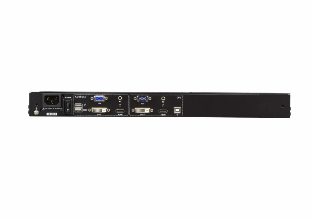Aten CL3800NW-ATA-AG LCD-console 26.8W - Zwart - afbeelding 2 van 6