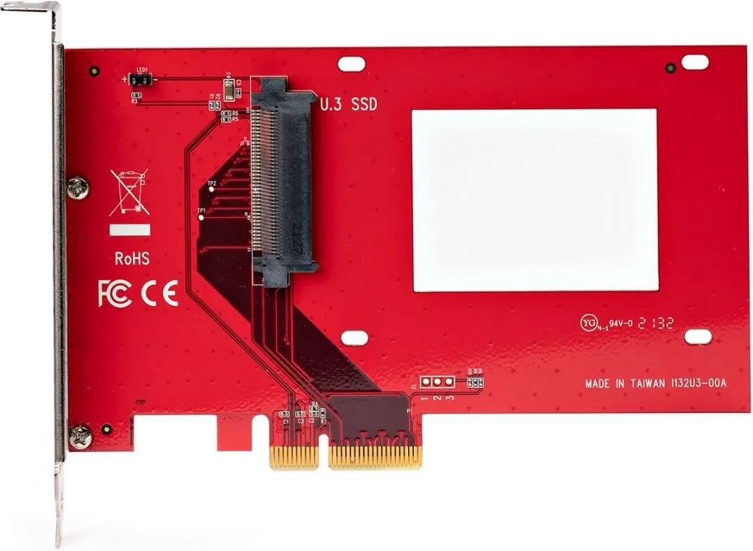 Startech PEX4SFF8639U3 U.3 naar PCIe Adapter - PCIe 4.0 x4