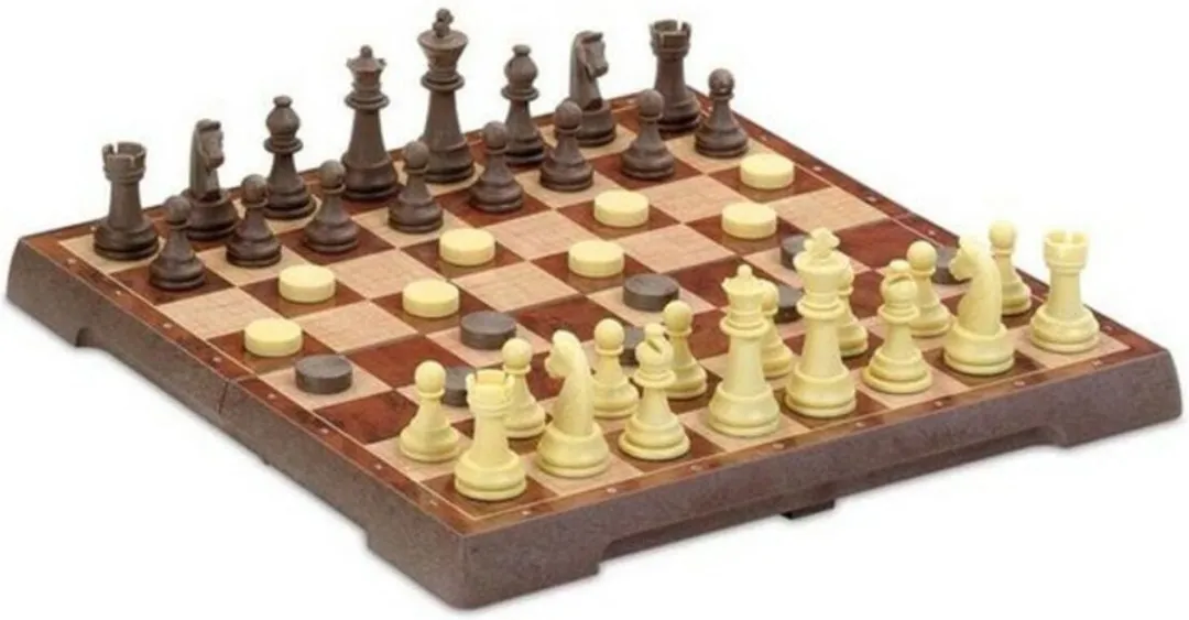 Cayro Schaken en Dammen Magnetisch Bord Medium - 02601
