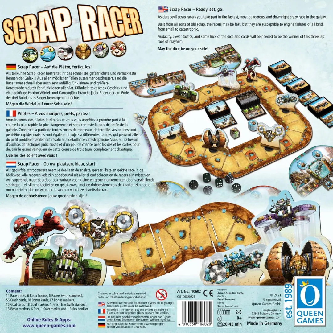 Queen Games Scrap Racer Bordspel - 2-6 Spelers