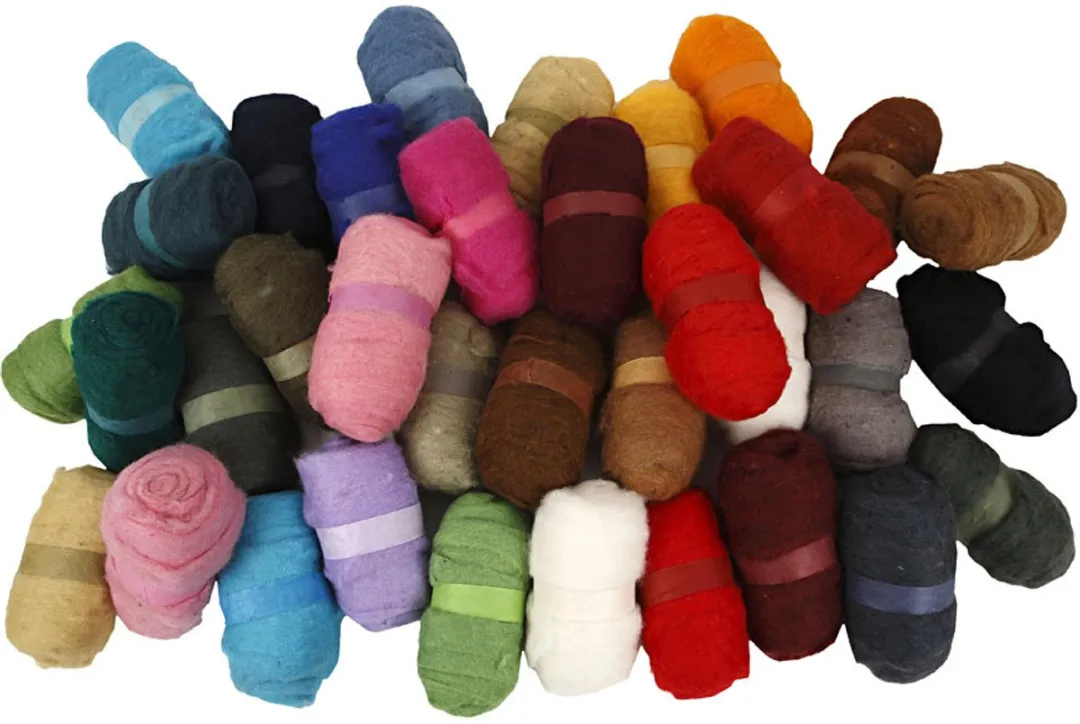 Creativ Company Gekaarde Wol - 35 Kleuren 100g