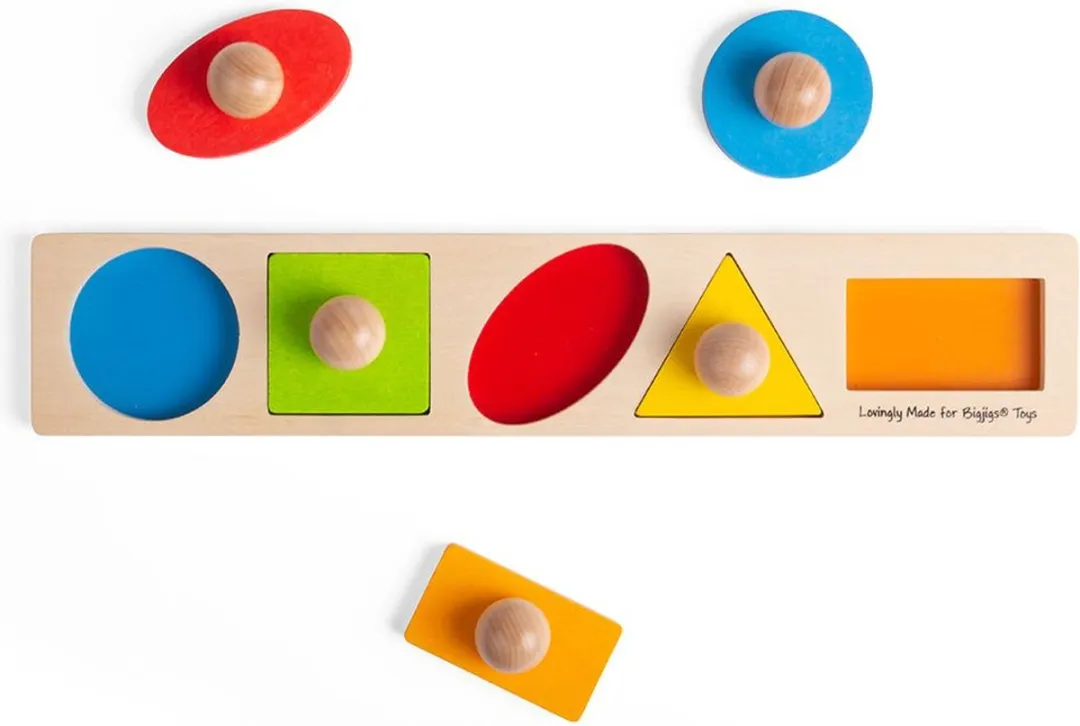 BIGJIGS Shape Matching Board BB040 - Multicolor