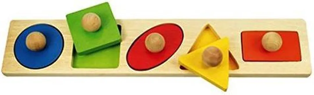 BIGJIGS Shape Matching Board BB040 - Multicolor