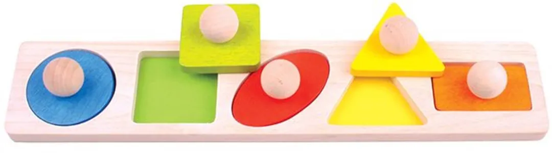 BIGJIGS Shape Matching Board BB040 - Multicolor