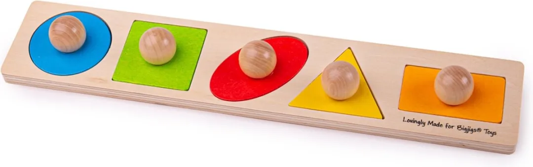 BIGJIGS Shape Matching Board BB040 - Multicolor