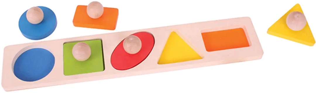 BIGJIGS Shape Matching Board BB040 - Multicolor